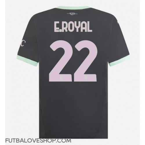 Dres AC Milan Emerson Royal #22 Tretina 2024-25 Krátky Rukáv